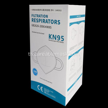KN95 ช่วยหายใจพับป้องกัน PM2.5 หน้ากากป้องกันฝุ่น